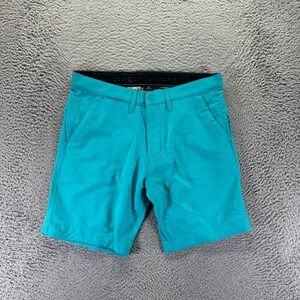 Kyodan Shorts Mens 34 Blue Polyester Golf Performance Sports Athletic Stretch